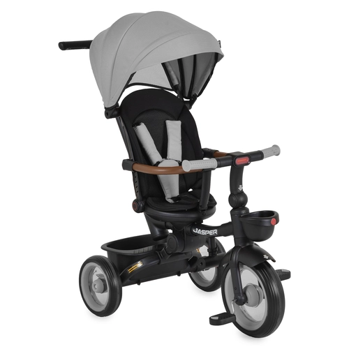 Детска сива триколка с 3-точков предпазен колан Jasper PAT74143