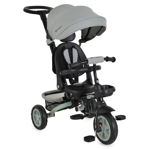 Детска зелена триколка с 3-точков предпазен колан Explore PAT74147