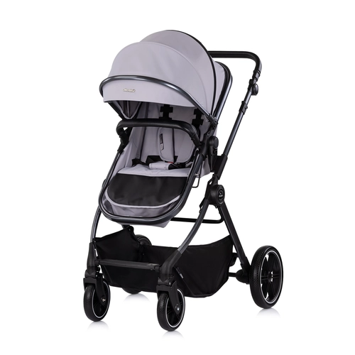 Детска функционална комбинирана количка 2в1 Pearl платина PAT74150