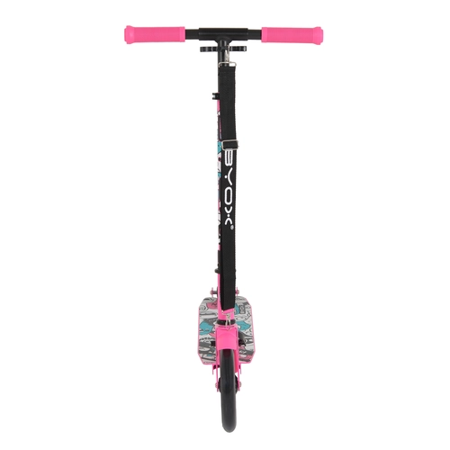 Детска розова стабилна тротинетка Monster PAT74156