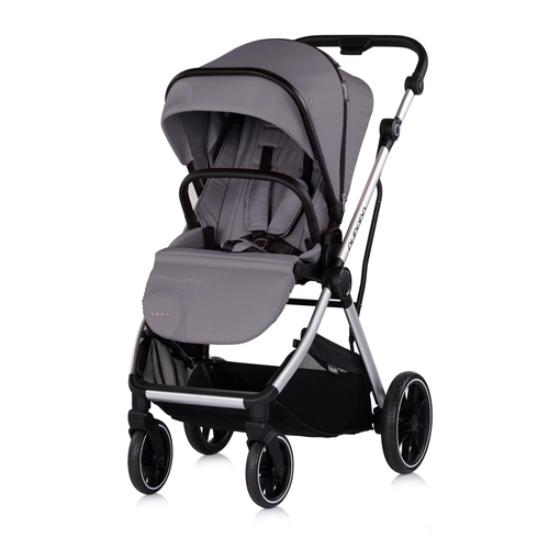 Детска комбинирана количка 3 в 1 Аурора тъмно сива PAT74160