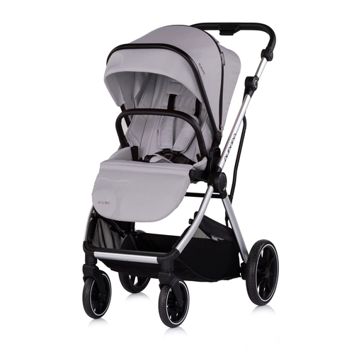 Детска комбинирана количка 3 в 1 Аурора платина PAT74161