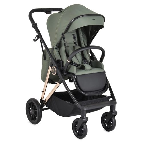 Бебешка зелена комбинирана количка Merci 3 in 1 Dark-green PAT74285