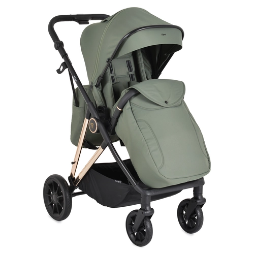 Бебешка зелена комбинирана количка Merci 3 in 1 Dark-green PAT74285