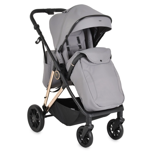 Бебешка сива комбинирана количка Merci 3 in 1 Stone-gray PAT74286