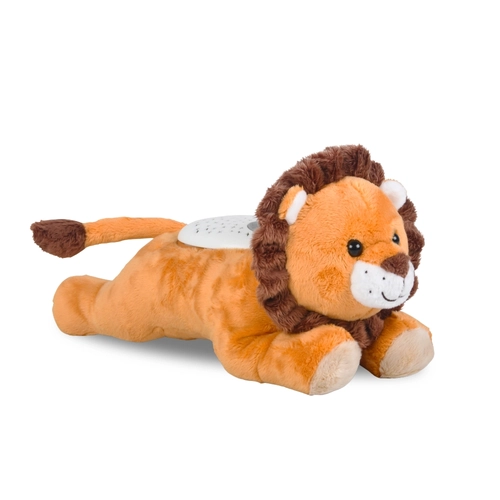 Бебешка плюшена играчка с проектор и музика лежащо лъвче  PAT74361