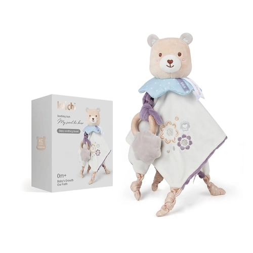 Бебешка мека играчка за гушкане Мече бежова PAT74365