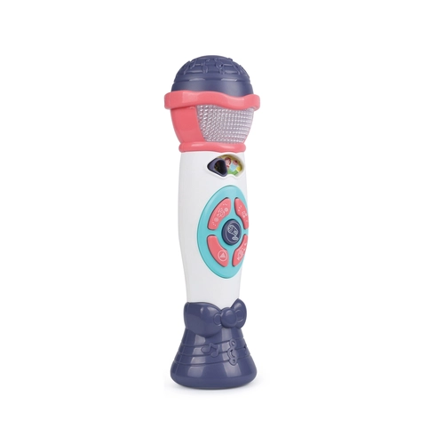 Детски син записващ микрофон с музика и светлина PAT74375