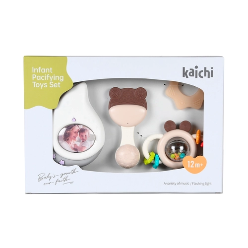 Комплект бебешки успокояващи играчки 4 ч. в кутия PAT74381