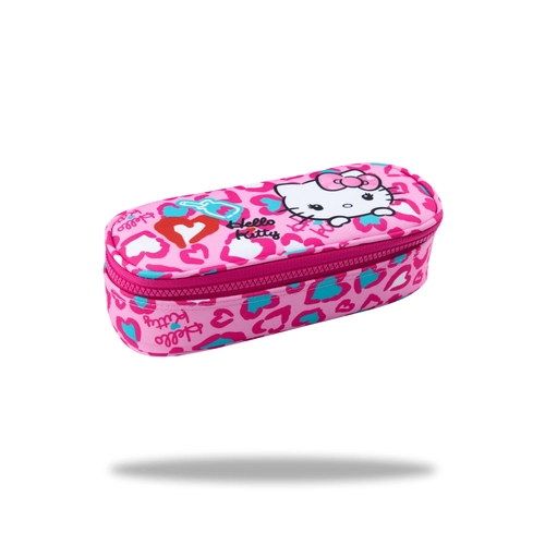 Детски розов ученически несесер Campus Hello Kitty Pink PAT74651