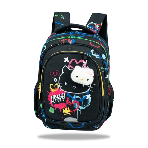 Ученическа детски раница Jerry Hello Kitty Neon Black PAT74655