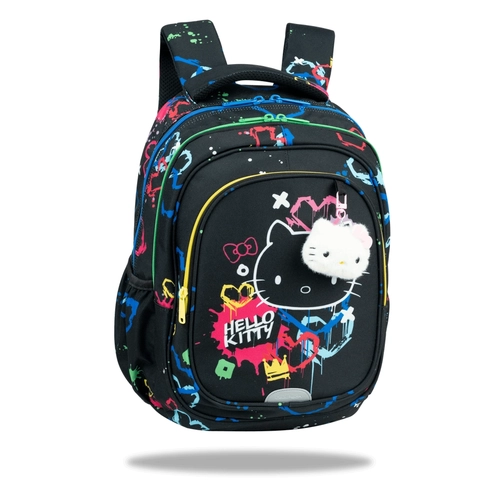 Ученическа детска раница Fast Hello Kitty Neon Black PAT74766