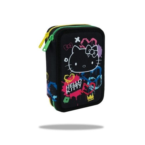 Ученически несесер с пособия Jumper 2 Hello Kitty Neon Black PAT74826