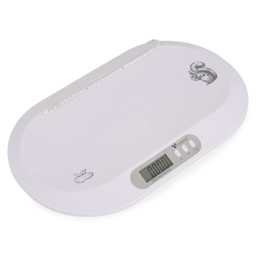Бяла електронна везна за бебета Peanut white PAT74835