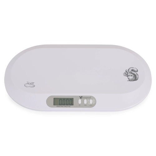 Бяла електронна везна за бебета Peanut white PAT74835