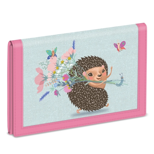 Детско портмоне за банкноти и монети с велкро Fresh flowers PAT75048
