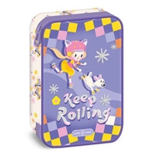 Детски ученически несесер с 1 цип на 2 нива Keep Rolling PAT75062
