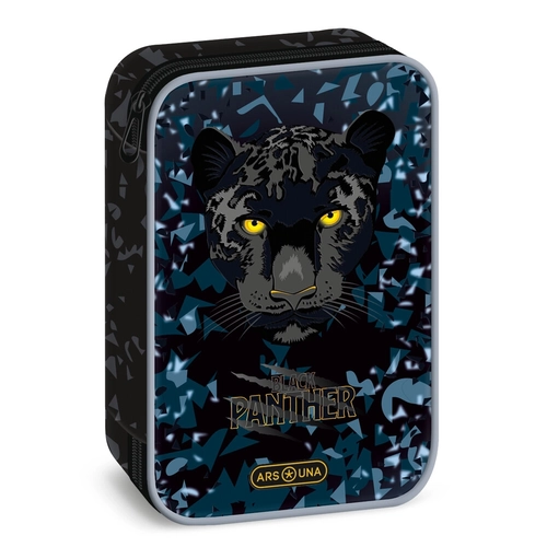 Ученически детски несесер с 1 цип на 2 нива Black Panther PAT75068