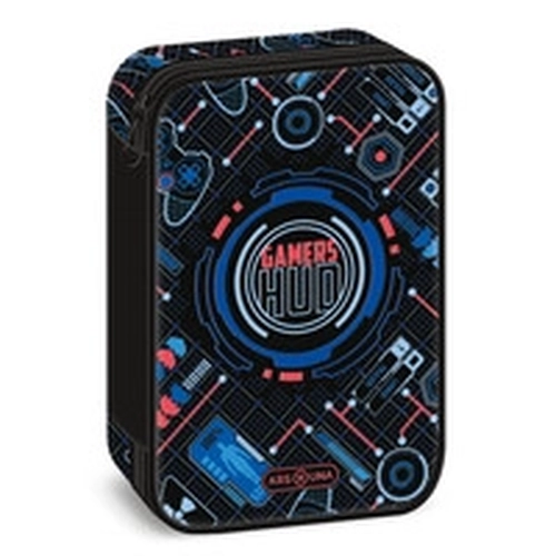 Ученически детски несесер с 1 цип на 2 нива Gamers HUD PAT75080