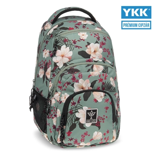 Ученическа детска раница AU-2 Flowery green PAT75095