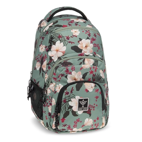 Ученическа детска раница AU-2 Flowery green PAT75095