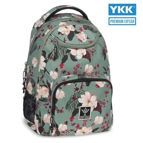 Детска ученическа раница AU-6 Flowery green PAT75096