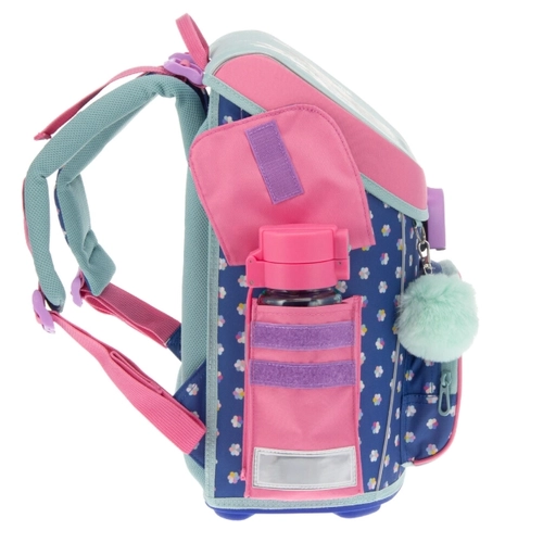 Детска ученическа раница тип кутия Compact Fresh flowers PAT75180