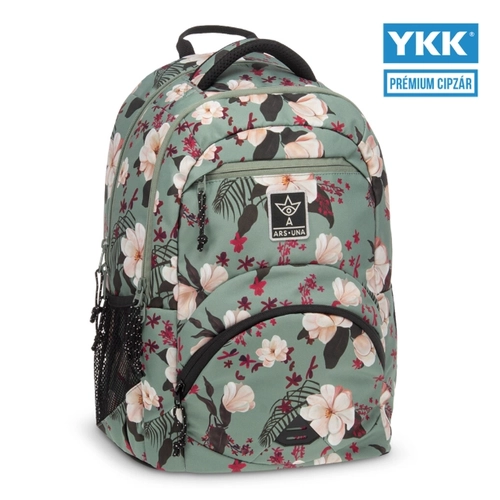 Ученическа детска раница ERGO Flowery green PAT75192