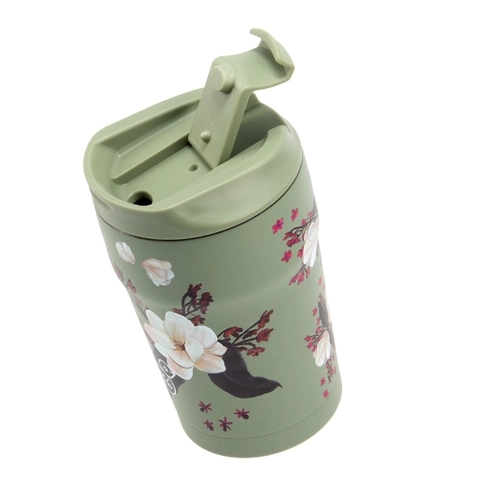 Зелена термо чаша 350 ml Flowery green PAT75194