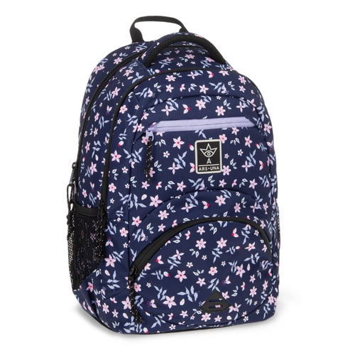 Детска ученическа раница ERGO Navy bloom PAT75199