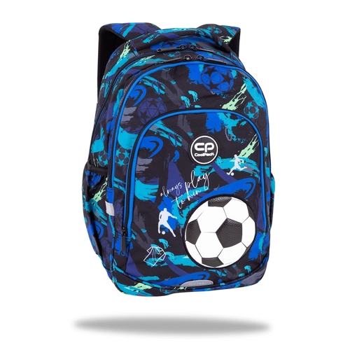 Компактна ученическа детска раница Prime Pro Football Navy PAT75244