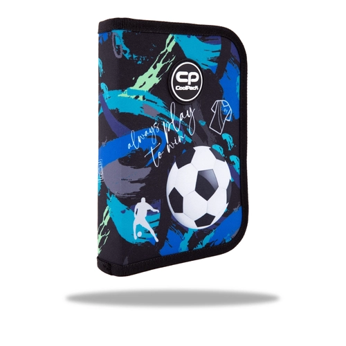 Детски празен ученически несесер Clipper Football Navy PAT75250