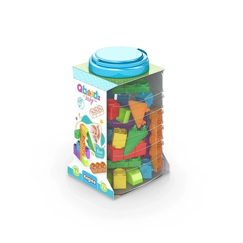 Детски голям конструктор Baby Qboidz Първи стъпки PAT75357