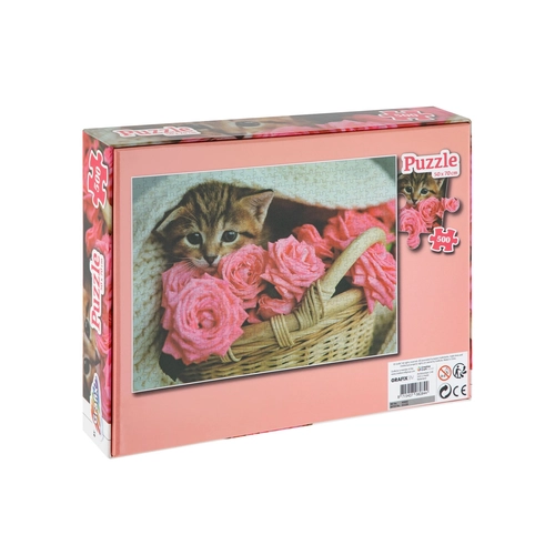 Детски занимателен пъзел Котка 50 х 70 cm 500 части PAT75502
