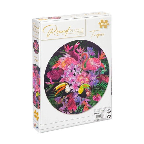 Детски кръгъл пъзел Tropical 1000 части PAT75504