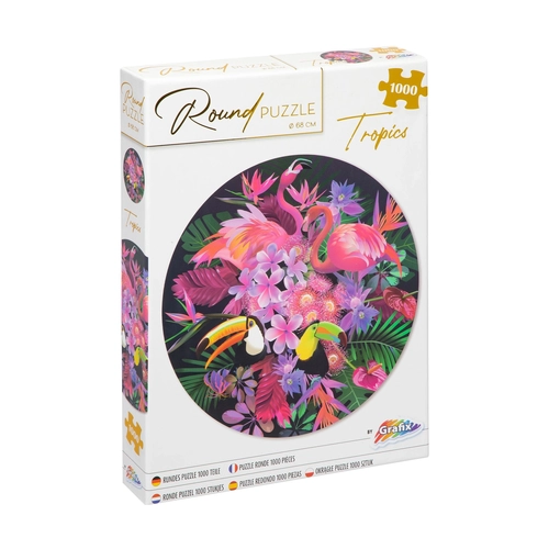 Детски кръгъл пъзел Tropical 1000 части PAT75504