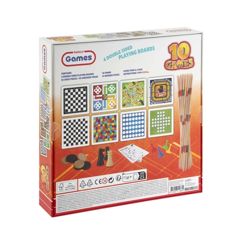 Комплект 10 детски игри в 1 PAT75581