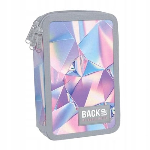 Пълен детски ученически несесер с 3 ципа Diamond 6 EW 24 PAT76904