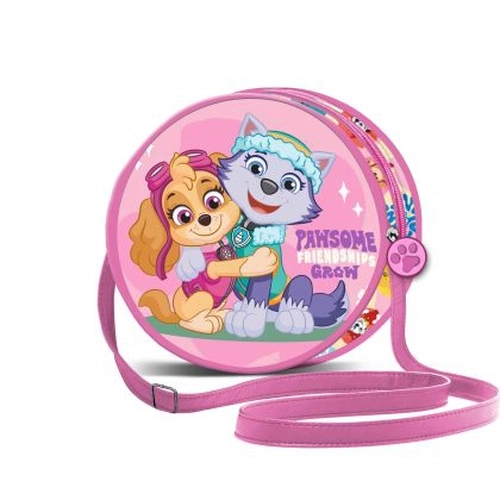Розова кръгла чанта за през рамо Paw Patrol Friendship PAT76918