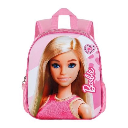 Розова 3D малка раница за детска градина Barbie Fashion PAT76949