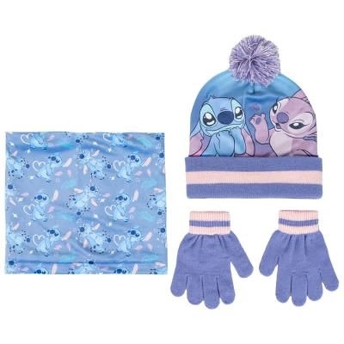 Детски комплект шапка, шал, ръкавици Stitch PAT76995