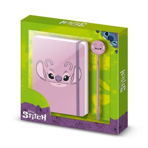 Детски комплект дневник с химикалка Stitch Angel Face  PAT77078