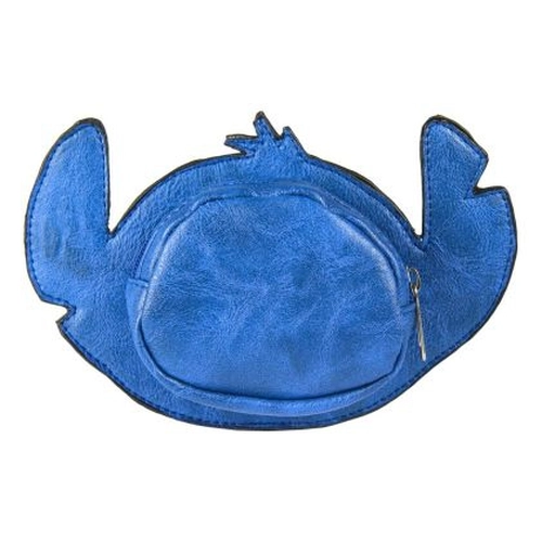 Детско синьо портмоне за монети с 3D апликация Stitch PAT77115