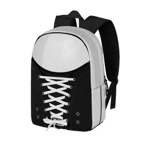 Детска раница с едно отделение OMP Sneakers Backpack Black PAT77155