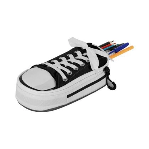 Ученически празен детски несесер OMP Sneakers Backpack Black PAT77157