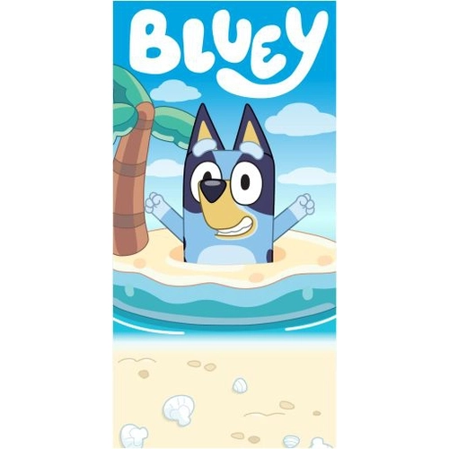 Бързосъхнеща детска плажна кърпа Bluey PAT77185