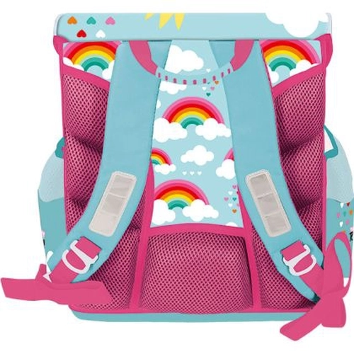 Ергономична детска раница тип кутия Happy Rainbow PAT77201
