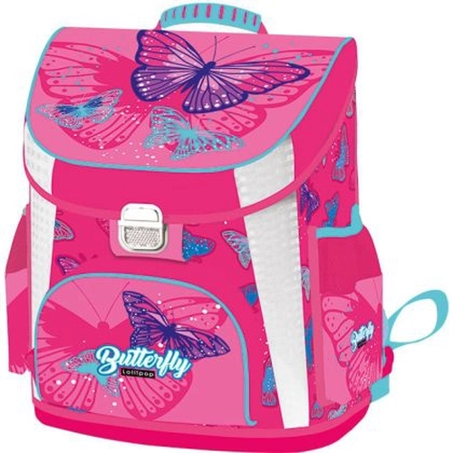 Детски ученически розов комплект 3в1 Pink Butterfly PAT77206