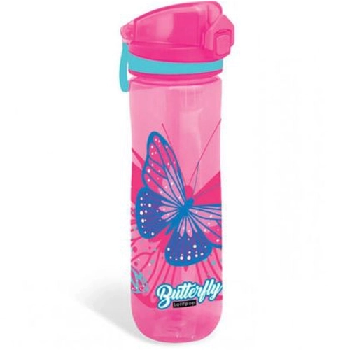 Розова детска бутилка за вода Pink Butterfly 600 мл. PAT77208