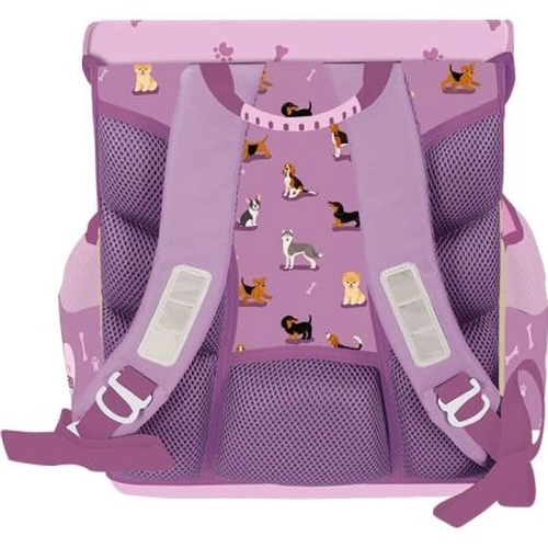 Розова детска ергономична раница We Love Dogs Pups PAT77223